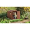 Keter Darwin 8x6 ft Apex Plastic 2 door Shed with floor & 1 window
