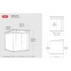 Keter Artisan 7x7 ft Pent Grey Plastic 2 door Shed with floor & 1 window