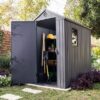 DARWIN-46-GREY7.jpg Keter 4’x6′ Darwin Heavy Duty Plastic Garden Shed – Grey