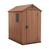 KETER-DARWIN-1-1.jpg Keter 4’x6′ Darwin Heavy Duty Plastic Garden Shed – Brown