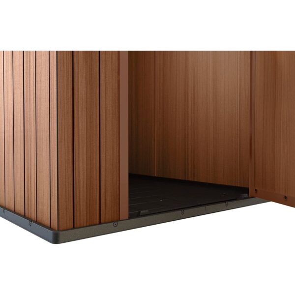 KETER-DARWIN-8.jpg Keter 4’x6′ Darwin Heavy Duty Plastic Garden Shed – Brown