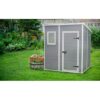 MANOR-66-GREY-4.jpg Keter 6′ x 6′ Manor Plastic Pent Garden Storage Shed – Grey