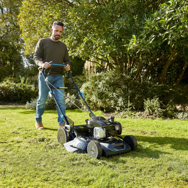 Mac-Allister-MLMP550SP46-MS-140cc-Petrol-Rotary-Lawnmower-5.webp Mac Allister MLMP550SP46-M&S 140cc Petrol Rotary Lawnmower