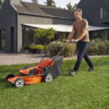 Husqvarna LC 142iS Cordless Lawn Mower with battery and charger