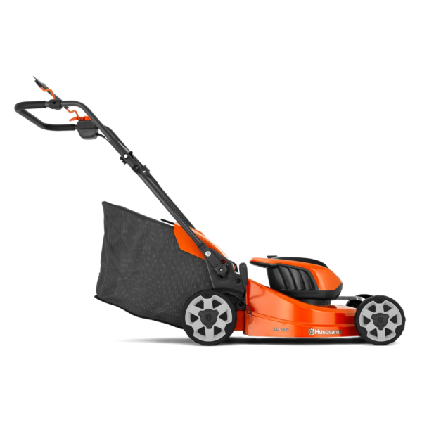 Husqvarna LC 142iS Cordless Lawn Mower with battery and charger