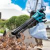 Makita DUB187Z 18V LXT Brushless Cordless Leaf Blower Vacuum + Bag + T Nozzle +