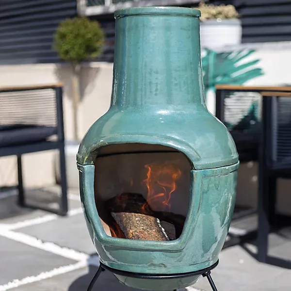 imgi_7_la-hacienda-trentham-clay-chiminea-h-82-2cm-w-38cm~5055066427624_02i_bq La Hacienda Trentham Clay Chiminea (H)82.2cm (W)38cm